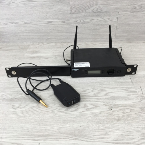 Vist Large View of Product Image Which is Used Shure GLXD4R TRANSMITTER W/GLXD2 Z2 PACK Rackmount Instrument Wireless