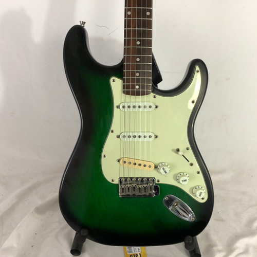 Vist Large View of Product Image Which is Used PARTSCASTER S Type Electric Guitar Green 6-String