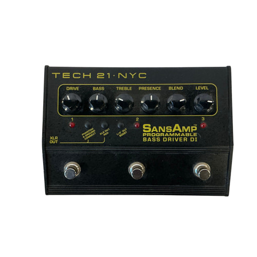 Vist Large View of Product Image Which is Used Tech 21 NYC SANS AMP BASS DI Floorboard Pre-amp