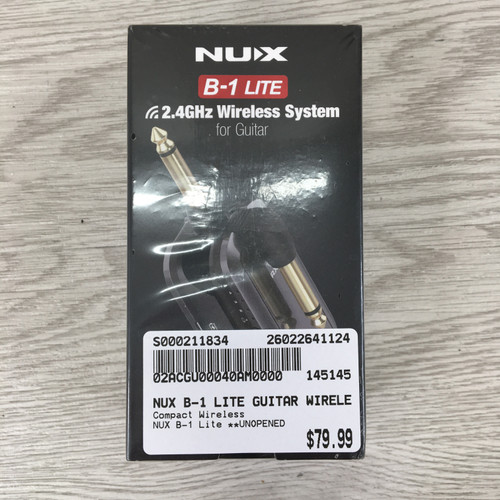 Vist Large View of Product Image Which is Used NUX B-1 LITE GUITAR WIRELESS SYSTEM Compact Instrument Wireless