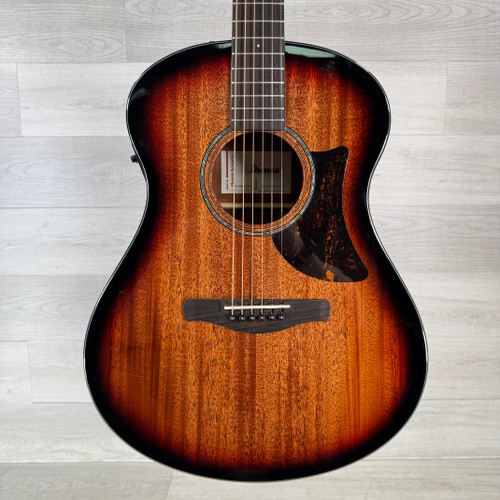 Vist Large View of Product Image Which is Used Ibanez AAM140E Advanced Acoustic Auditorium Acoustic-electric Guitar - Mahogany Sunburst