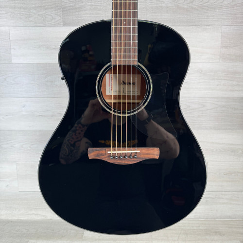 Vist Large View of Product Image Which is Used Ibanez AAM100E Advanced Acoustic Auditorium Acoustic-electric Guitar - Black