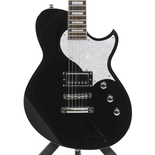 Vist Large View of Product Image Which is Used Reverend ROADHOUSE JR LP Type Electric Guitar Black 6-String