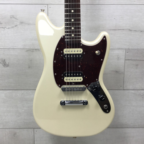Vist Large View of Product Image Which is Used Fender American Special Mustang HH Offset Double Cutaway Electric Guitar White