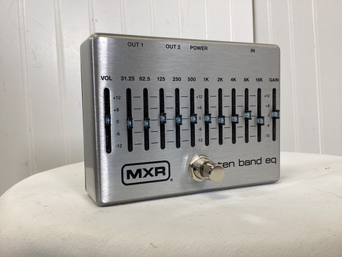Vist Large View of Product Image Which is Used MXR TEN BAND EQ W/18 VOLT ADAPTER Guitar Effects Pedal