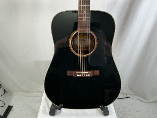 Vist Large View of Product Image Which is Used Washburn D10SB ACOUSTIC GUITAR Laminate Top Acoustic Guitar Black