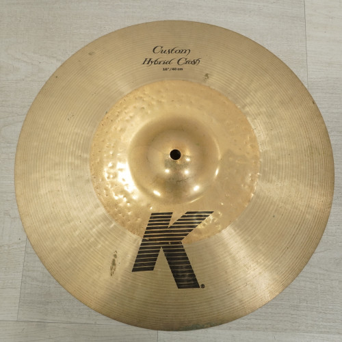 Vist Large View of Product Image Which is Used Zildjian K Custom Hybrid Crash Cymbal 16 - Inch