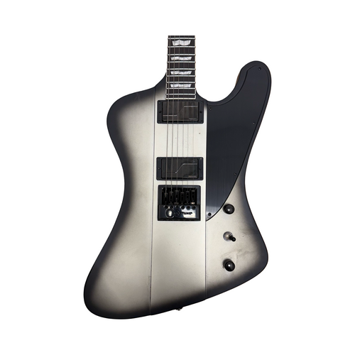 Vist Large View of Product Image Which is Used LTD PHOENIX-1000 SILVER SUNBURST SATIN Pointy Electric Guitar Silver Burst 6-String