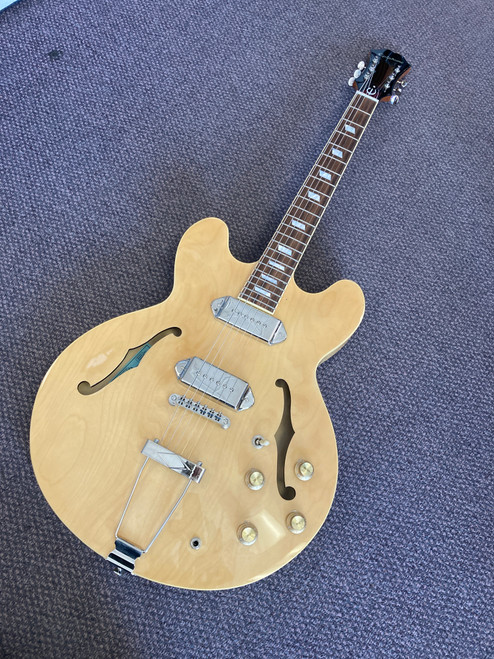 Vist Large View of Product Image Which is Used Epiphone CASINO Semi-Hollow Electric Guitar Natural 6-String