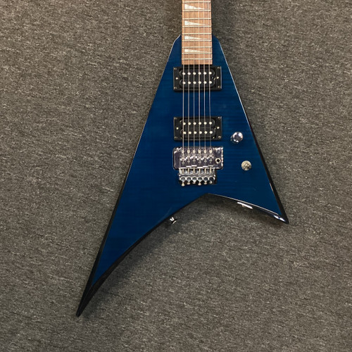 Vist Large View of Product Image Which is Used Jackson RX10D Pointy Electric Guitar Blue 6-String