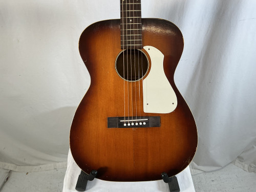 Vist Large View of Product Image Which is Used Kay PARLOUR GUITAR Vintage Solid Top Acoustic Guitar Sunburst
