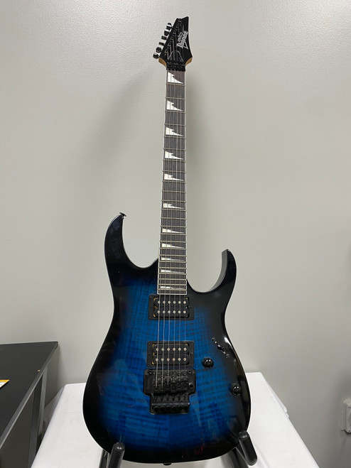 Vist Large View of Product Image Which is Used Ibanez GIO GRG320FA Super S Electric Guitar Blue 6-String