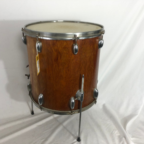 Vist Large View of Product Image Which is Used Gretsch 15 INCH FLOOR TOM Vintage Floor Tom Wood 15"
