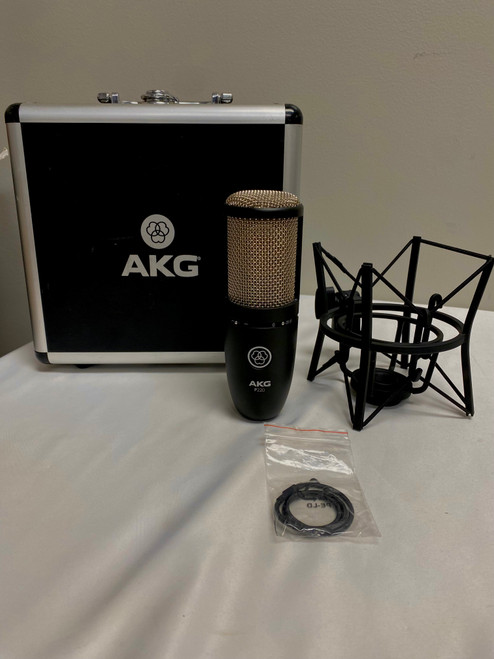 Vist Large View of Product Image Which is Used Akg P220 CONDENSER W/CASE+MOUNT Condenser Microphone