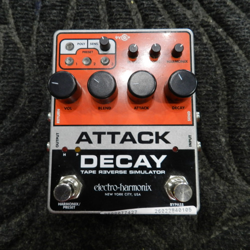 Vist Large View of Product Image Which is Used Electro Harmonix (E/H) ATTACK DECAY Echo Pedal