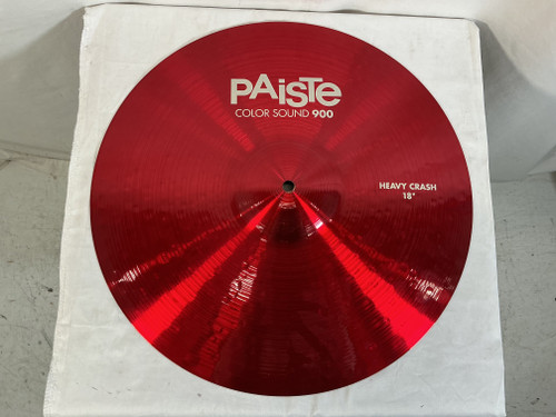 Vist Large View of Product Image Which is Used Paiste COLOR SOUND 900 HEAVY CRASH 18IN Crash Cymbal 18"
