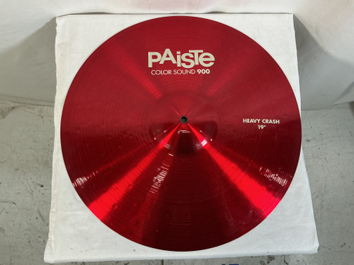 Vist Large View of Product Image Which is Used Paiste COLOR SOUND 900 19 IN HEAVY CRASH Crash Cymbal 19"
