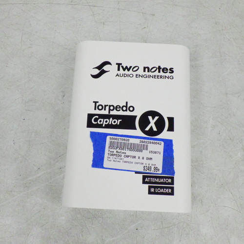 Vist Large View of Product Image Which is Used Two Notes TORPEDO CAPTOR X 8 OHM IR Cab Pedal