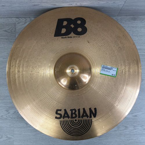Vist Large View of Product Image Which is Used Sabian B8 ROCK RIDE 20 Ride Cymbal 20"
