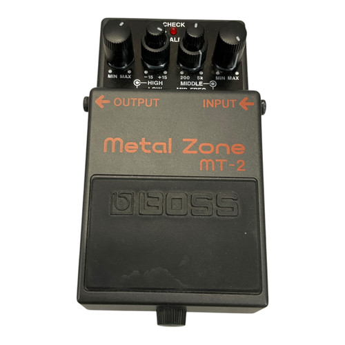 Vist Large View of Product Image Which is Used Boss Metal Zone MT-2 Distortion Pedal