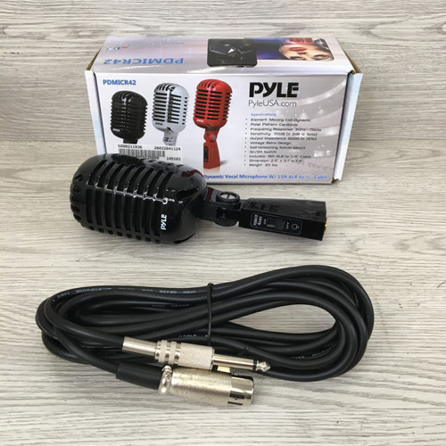 Vist Large View of Product Image Which is Used Pyle PDMICR42 DYNAMIC MIC Dynamic Microphone