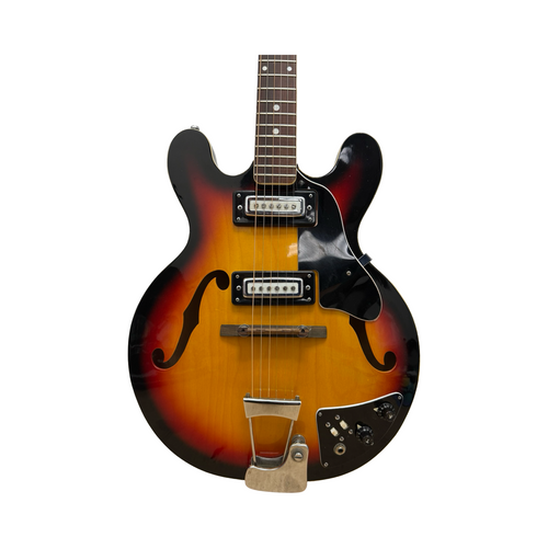 Vist Large View of Product Image Which is Used Hohner 1960 H12 WITH TREMOLO Vintage Semi-Hollow Electric Guitar Sunburst 12-String