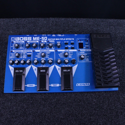 Vist Large View of Product Image Which is Used Boss ME-50 MULTI FX NO PW PEDALBOARD RUFF Floorboard Effect