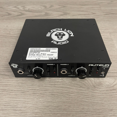 Vist Large View of Product Image Which is Used - Black Lion Audio AUTEUR MKIII MIC PREAMP 