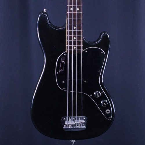 Vist Large View of Product Image Which is Used Fender 78 MUSICMASTER BASS Vintage P Type Bass Guitar Black 4-String