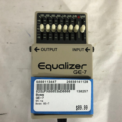 Vist Large View of Product Image Which is Used Boss GE-7 EQ Pedal