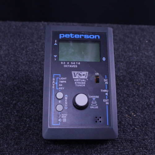 Vist Large View of Product Image Which is Used Peterson VS-1 STROBE TUNER W/PWR Instrument Tuner or Metronome