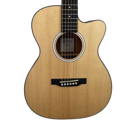 Vist Large View of Product Image Which is Used Martin 000C JR-E Solid Top Acoustic Guitar Natural