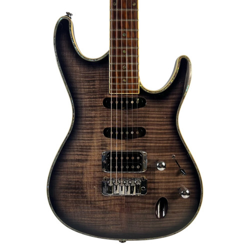 Vist Large View of Product Image Which is Used Ibanez SAS36FM MIK Electric Guitar – Flamed Maple Top