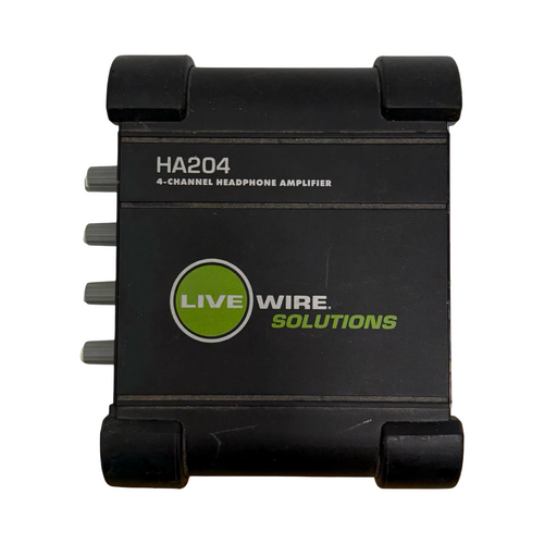 Vist Large View of Product Image Which is Used Live Wire Solutions HA204 4-CHANNEL HEADPHONE AMPLIFIER Pro Sound Product