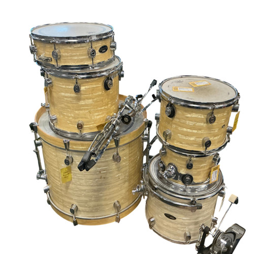 Vist Large View of Product Image Which is Used PDP 5PC CX SERIES W/HDWR Drum Shells and Hardware Amber