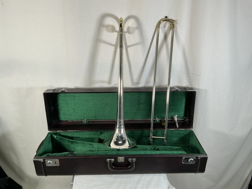 Vist Large View of Product Image Which is Used King 2-B SILVER SONIC PRO TROMBONE Trombone