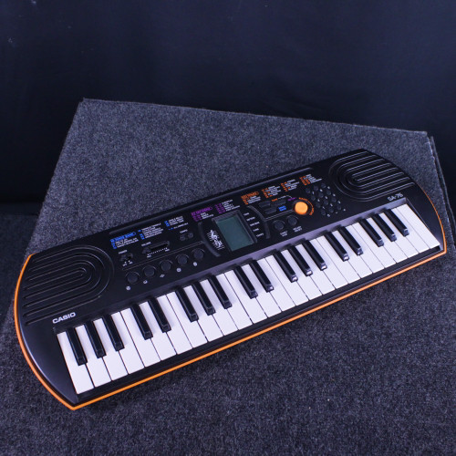 Vist Large View of Product Image Which is Used Casio SA-76 44 KEY KEYBOARD W/PWR Compact Keyboard Compact