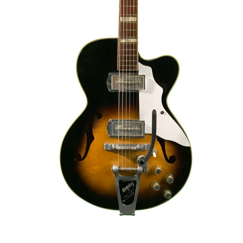 Vist Large View of Product Image Which is Used Kay SWINGMASTER BARNEY KESSEL K672 Electric Guitar Sunburst 6-String