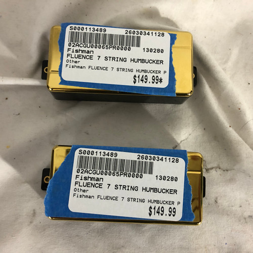 Vist Large View of Product Image Which is Used Fishman FLUENCE 7 STRING HUMBUCKER PAIR Guitar Pickup