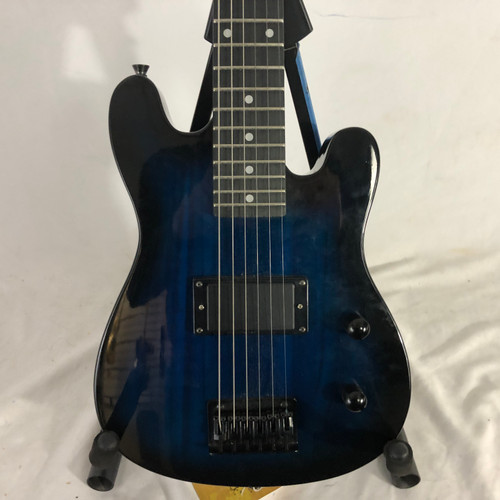 Vist Large View of Product Image Which is Used Lyx Pro MINI S TYPE Super S Electric Guitar Blue 6-String