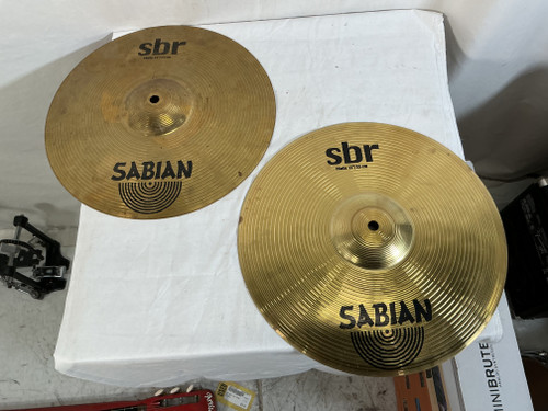 Vist Large View of Product Image Which is Used Sabian SBR 13IN HIHAT SET Hi Hat Cymbals 13"