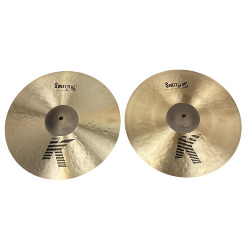 Vist Large View of Product Image Which is Used Zildjian 15IN K SWEET HI HATS Hi Hat Cymbals 15"