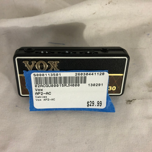 Vist Large View of Product Image Which is Used Vox AP2-AC Instrument Cable