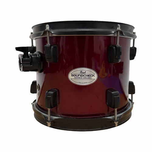 Vist Large View of Product Image Which is Used Pearl SOUNDCHECK 10X8 TOM Rack Tom Red 10"