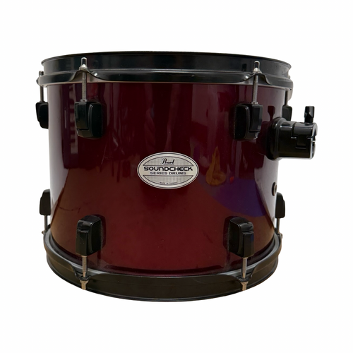 Vist Large View of Product Image Which is Used Pearl SOUNDCHECK 12X9 TOM Rack Tom Red 12"