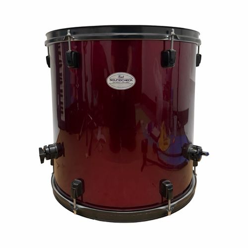 Vist Large View of Product Image Which is Used Pearl SOUNDCHECK 16X16 FLOOR TOM Floor Tom Red 16"