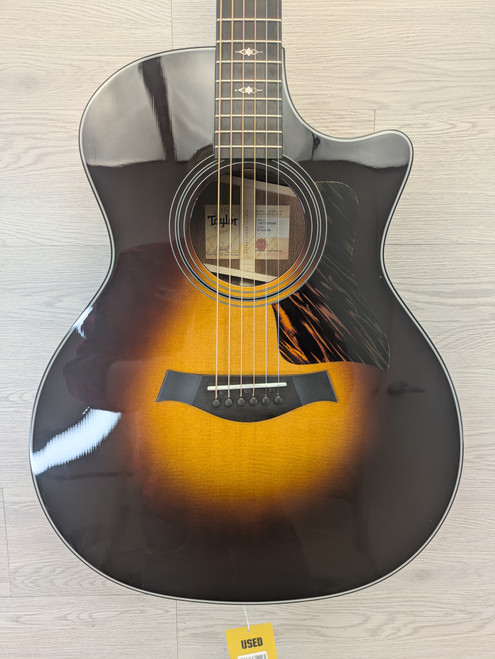 Vist Large View of Product Image Which is Used Taylor 314ce Special Edition Grand Auditorium Solid-Top Acoustic/Electric Vintage Sunburst w/OHSC
