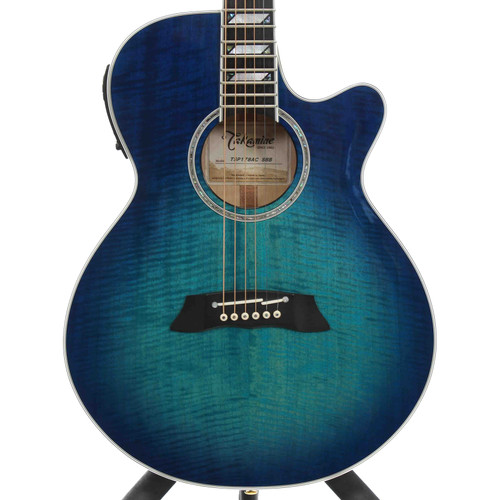 Vist Large View of Product Image Which is Used Takamine TSP178AC Solid Top Acoustic Guitar Blue