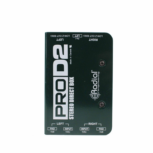 Vist Large View of Product Image Which is Used Radial PRO D2 STEREO DIRECT BOX Pro Sound Product