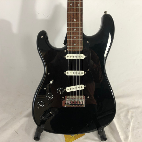 Vist Large View of Product Image Which is Used Aria PRO II S Type Electric Guitar Black 6-String